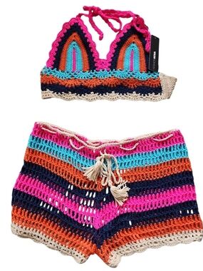 Fashion Nova Crochet Bikini Coverup
